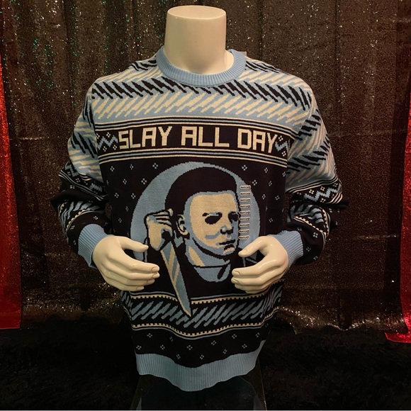 Sweaters Michael Myers Halloween Christmas Holiday Sweater Nwt Poshmark